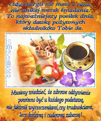 Najważniejszy posiłek dnia to śniadanie